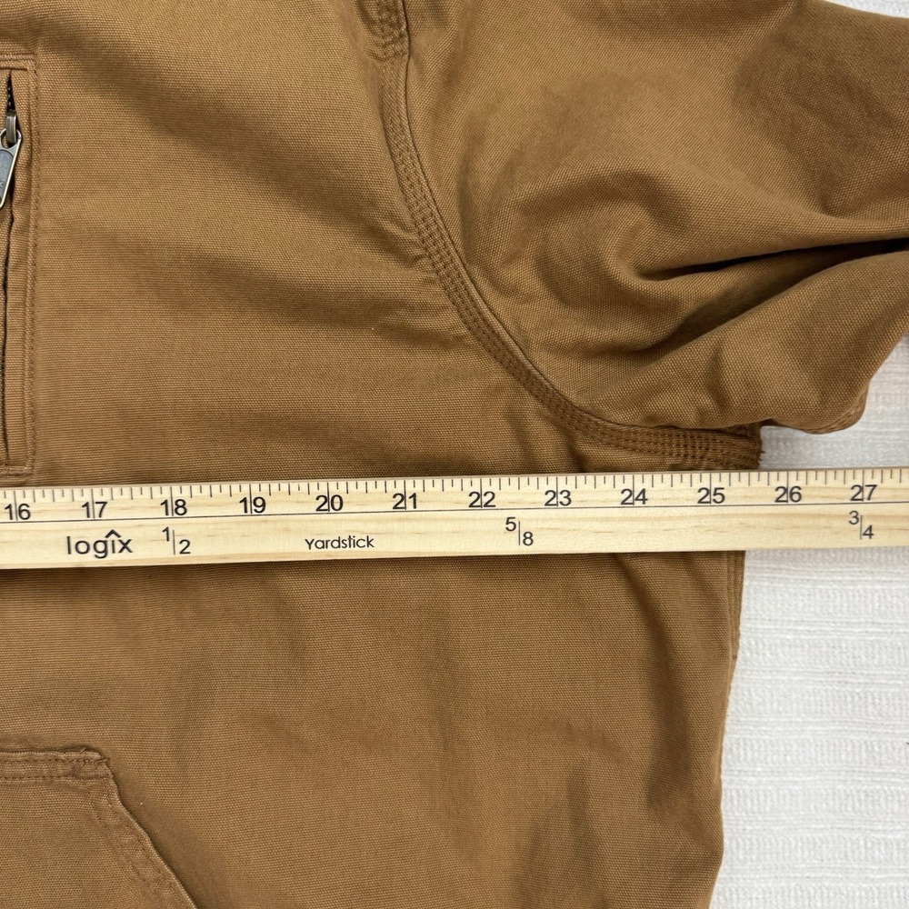 Carhartt Rugged Flex Jacket Women XXL Brown Workwear Full Zip Relaxed Fit - Picture 10 of 12